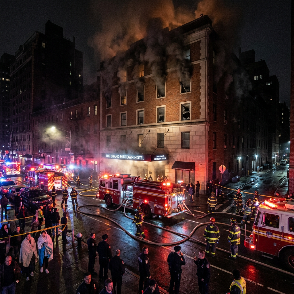 Hotel Fire Emergency: A Real Story of Guest Evacuation and Crisis Management(Podcast)