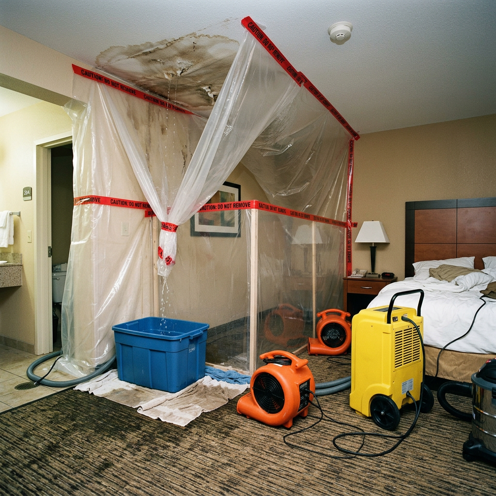 Hotel manager’s guide-Burst Pipes and Water Leaks – Emengency